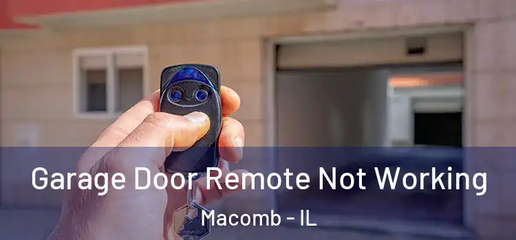  Garage Door Remote Not Working Macomb - IL